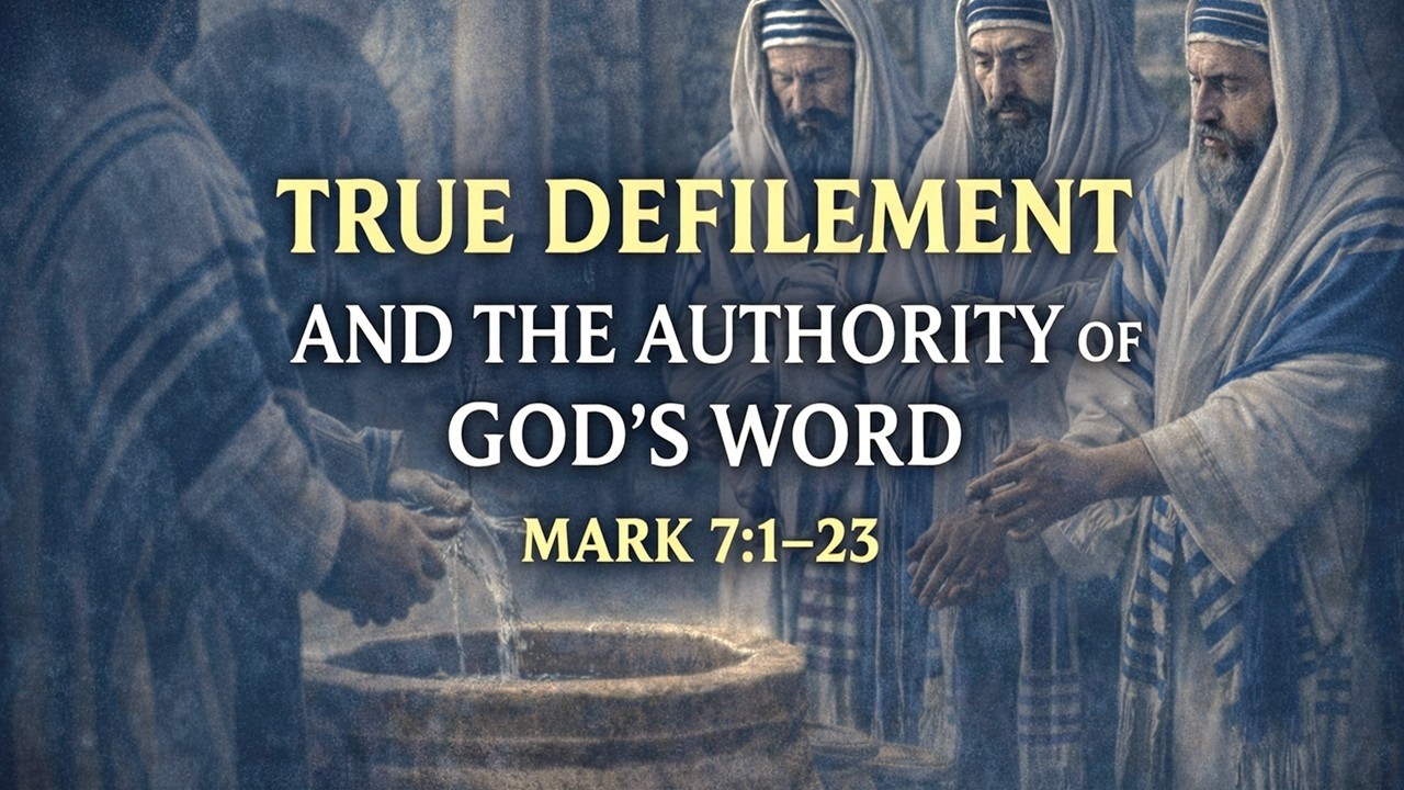 Mark 7:1–23  | True Defilement and the Authority of God’s Word