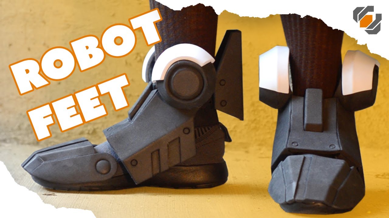 How to Make Robot Feet from EVA Foam - Destiny Sweeper Bot Build
