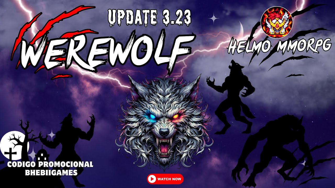 Helmo MMORPG | Update 3.23 | Werewolf cave 300+ | Full profit. 