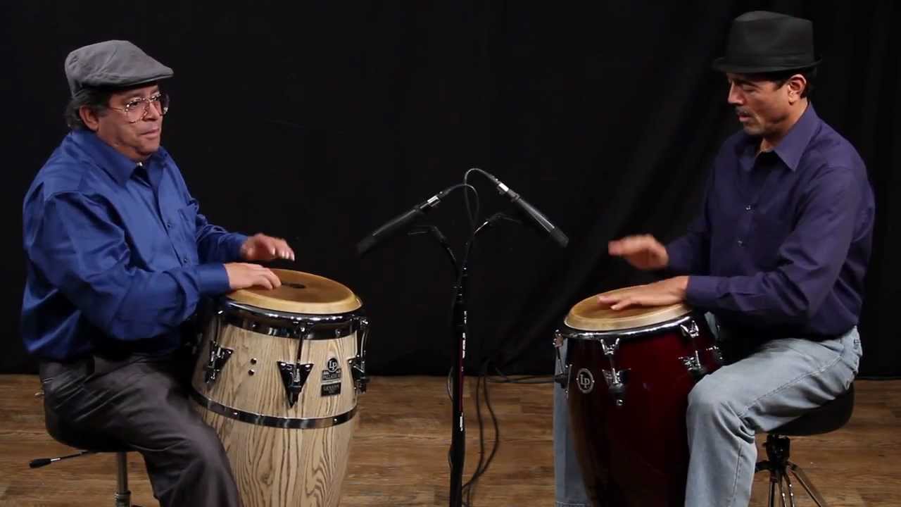 Giovanni Hidalgo and John Santos on Congas