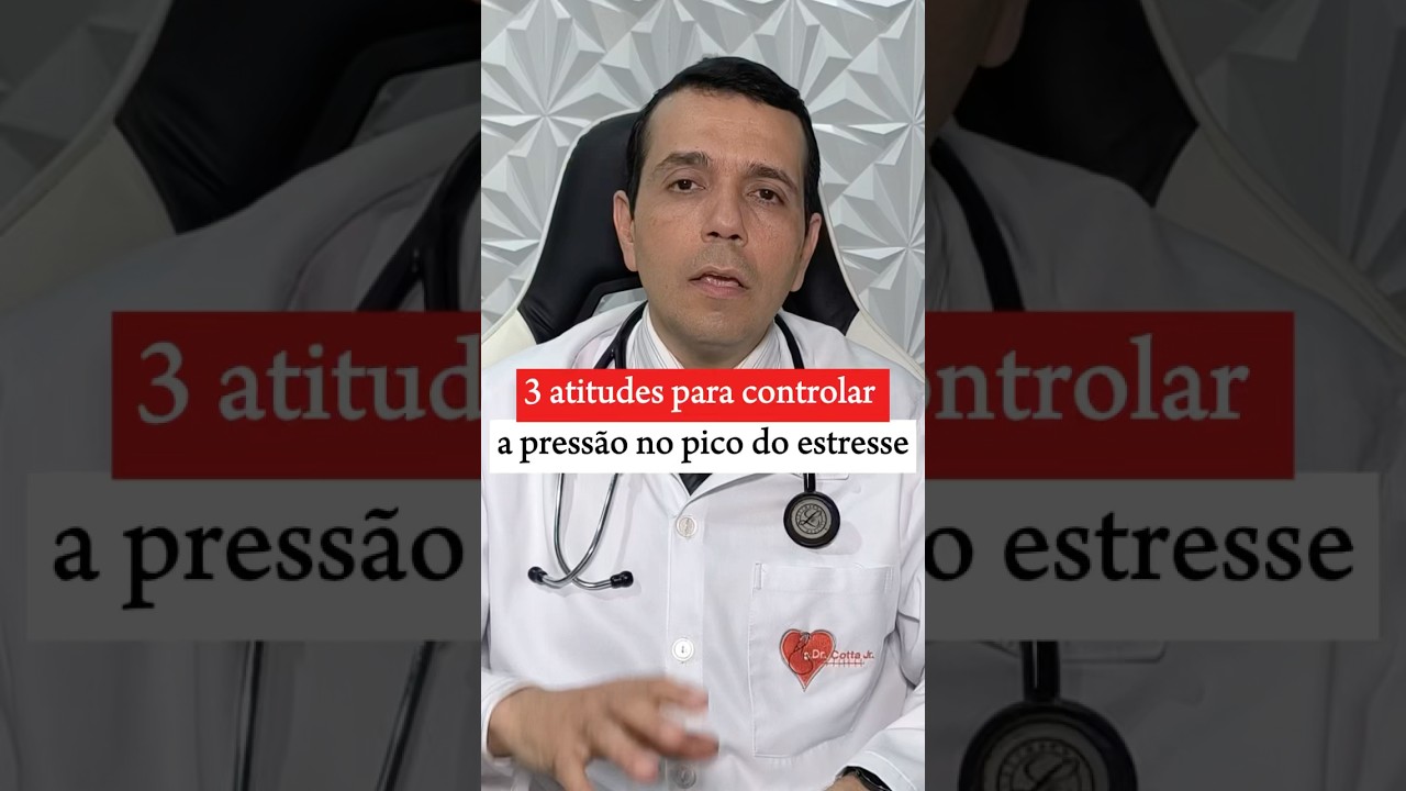 Press&atilde;o alta por estresse? Aprenda a controlar na hora.