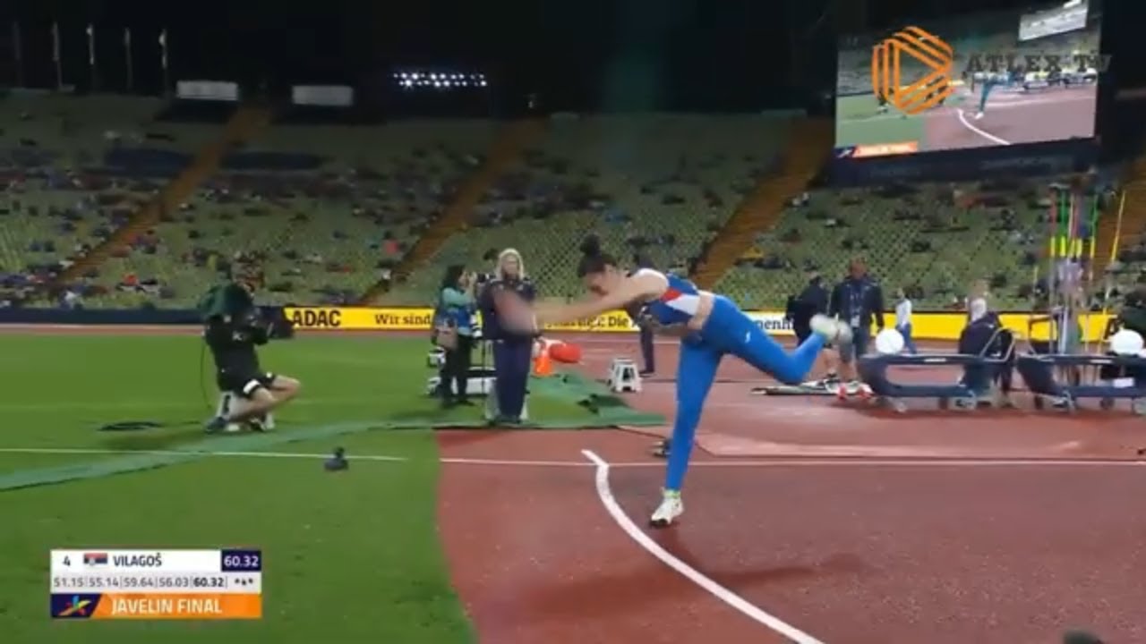 Adriana Vilagoš - 62,01m | SREBRO Evropsko prvenstvo 2022, bacanje koplja