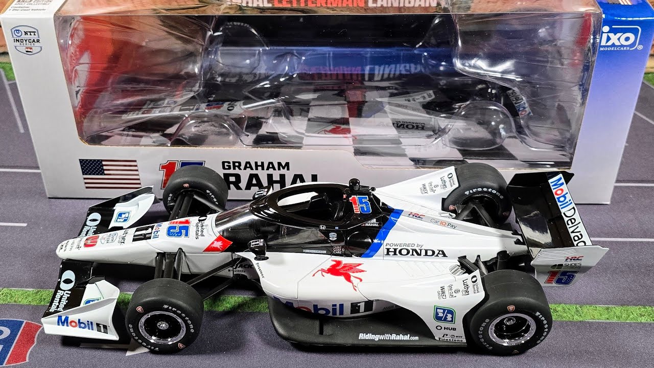 REVIEW: IXO Models 2025 Graham Rahal Mobil 1,1:18 Indycar Die-cast 
