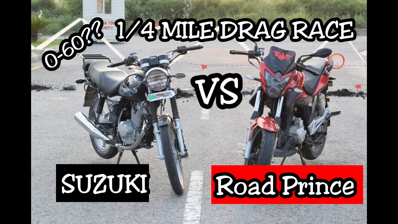 SUZUKI GS150 vs ROAD PRINCE WEGO DRAG RACE | 150CC RACE | 0-60 KPH | Road Prince VS Suzuki