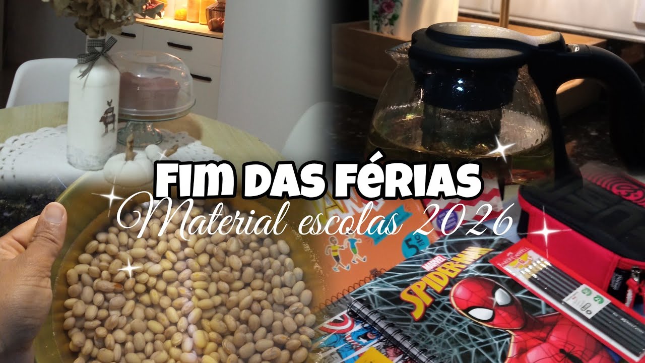 PORQUE NÃO ESTOU FALANDO DA CONSTRUÇÃO?/FIM DAS FÉRIAS/ ROTINA E MATERIAL ESCOLAR COM VALORES 📚