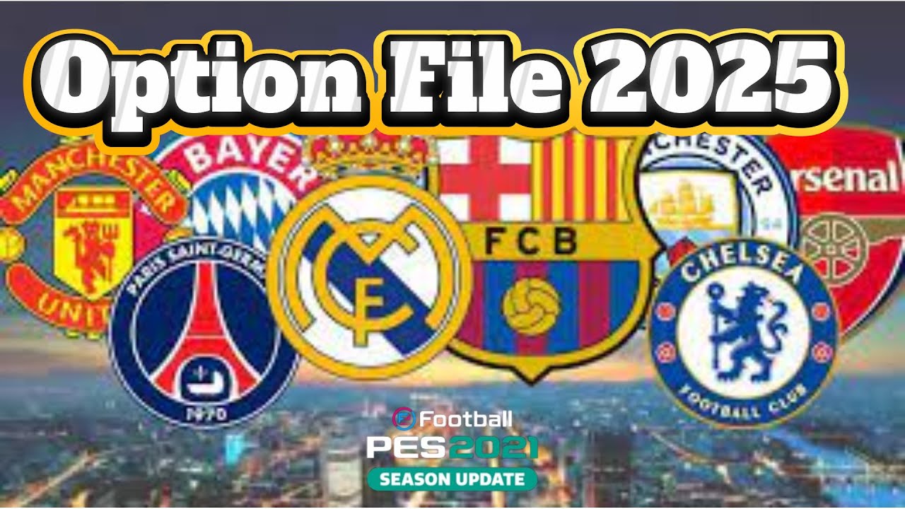 Option File general 2025 Pes 2021 #pc #ps4 #ps5 GRATIS