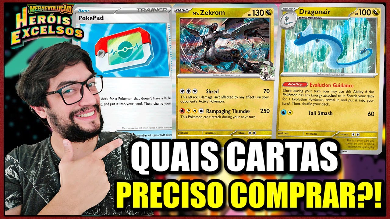 Lista de Compras ESSENCIAL de Heróis Excelso | Pokémon TCG