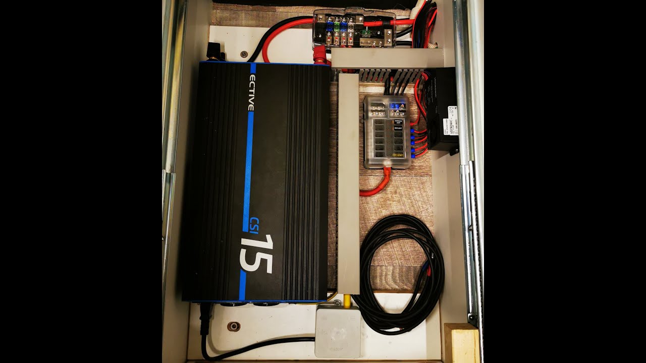 VW T5 Transporter Umbau zum DIY Camper - Stromversorgung 12 Volt F.18