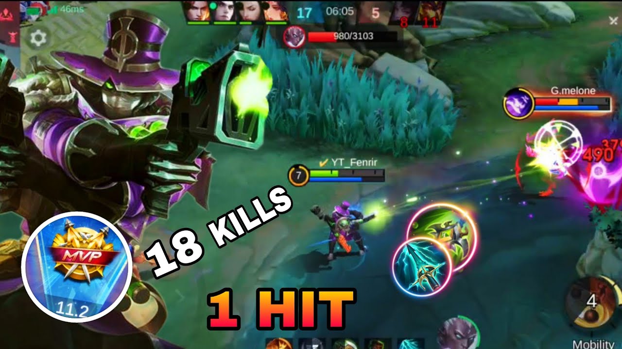 CLINT FULL DAMAGE BUILD ~ 1 SHOT - ENEMY WIPE OUT 😱😱 (100% broken!!) - MOBILE LEGENDS