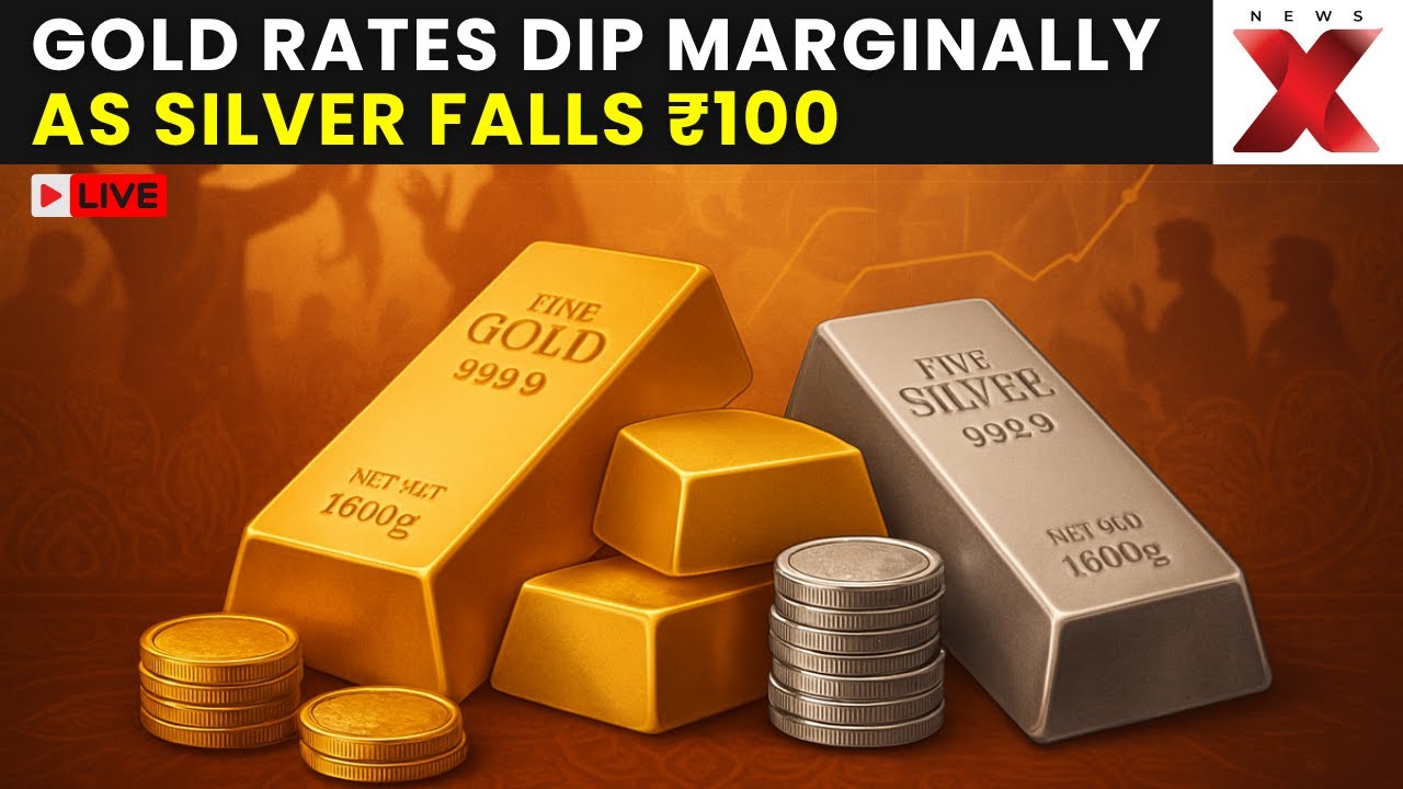 Gold Rates Today LIVE: Gold Falls Rs 10, Silver Drops Rs 100 in Early Trade | NewsX