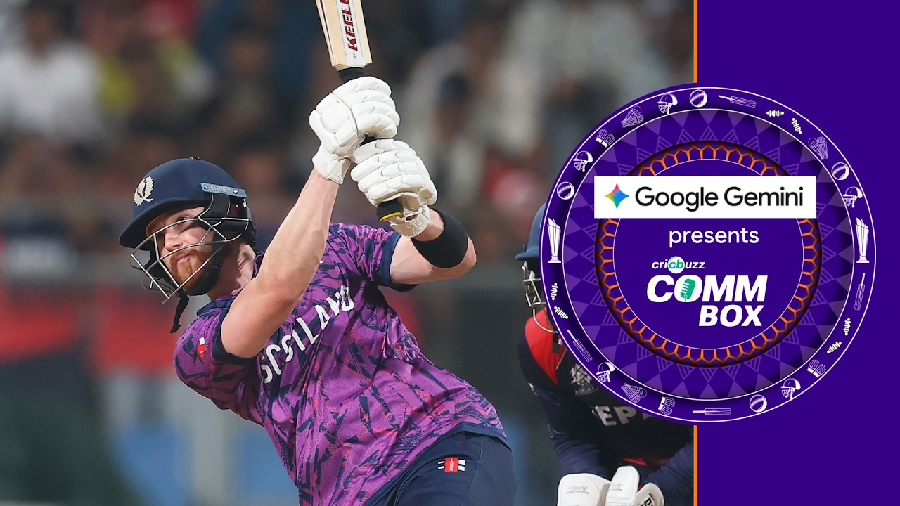 Cricbuzz Comm Box: George Munsey & Michael Jones help Scotland reach 80/1 in 10 overs