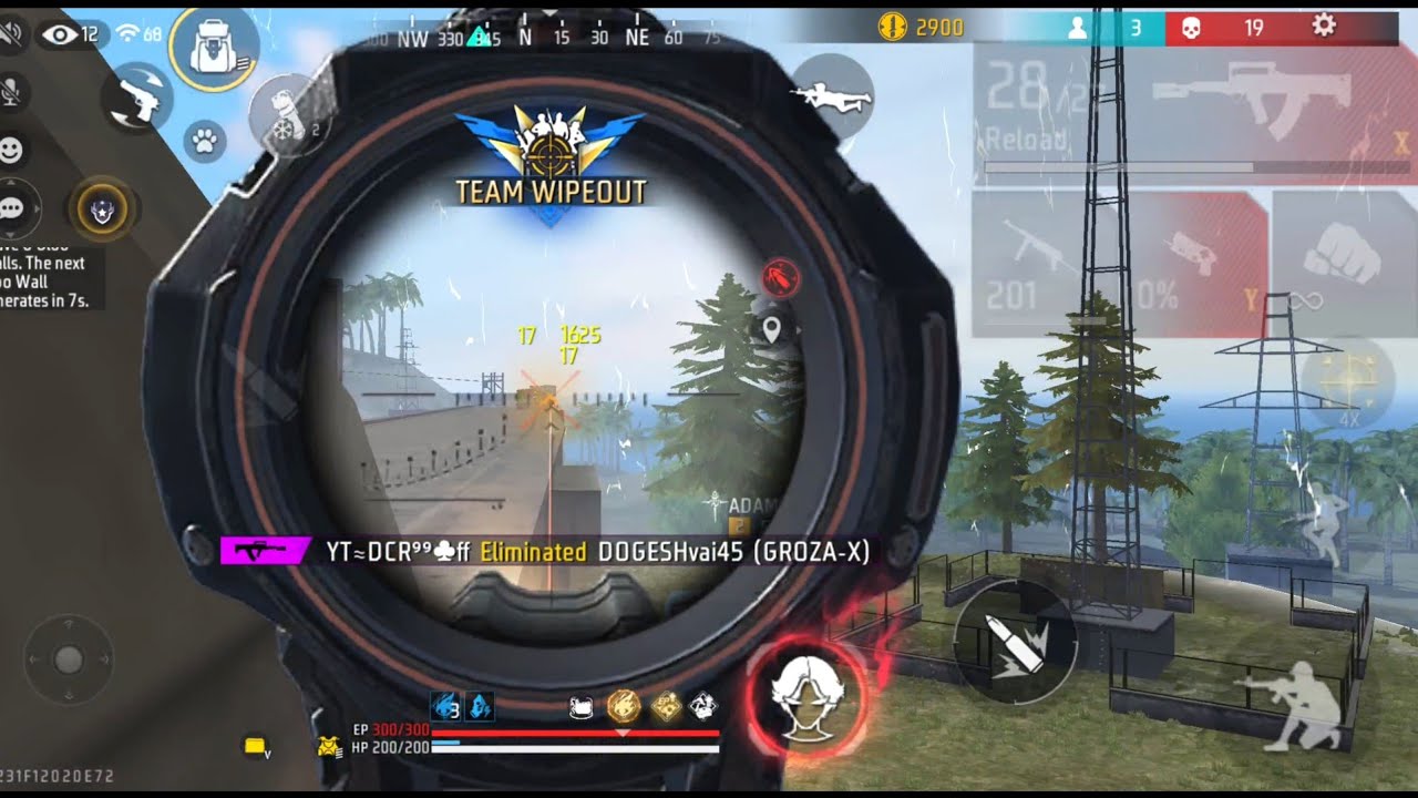 Free fire max game play video 