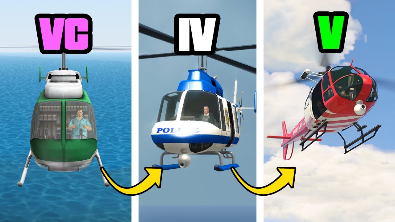 ПОЛИЦЕЙСКИЙ ВЕРТОЛЕТ в GTA (Evolution)