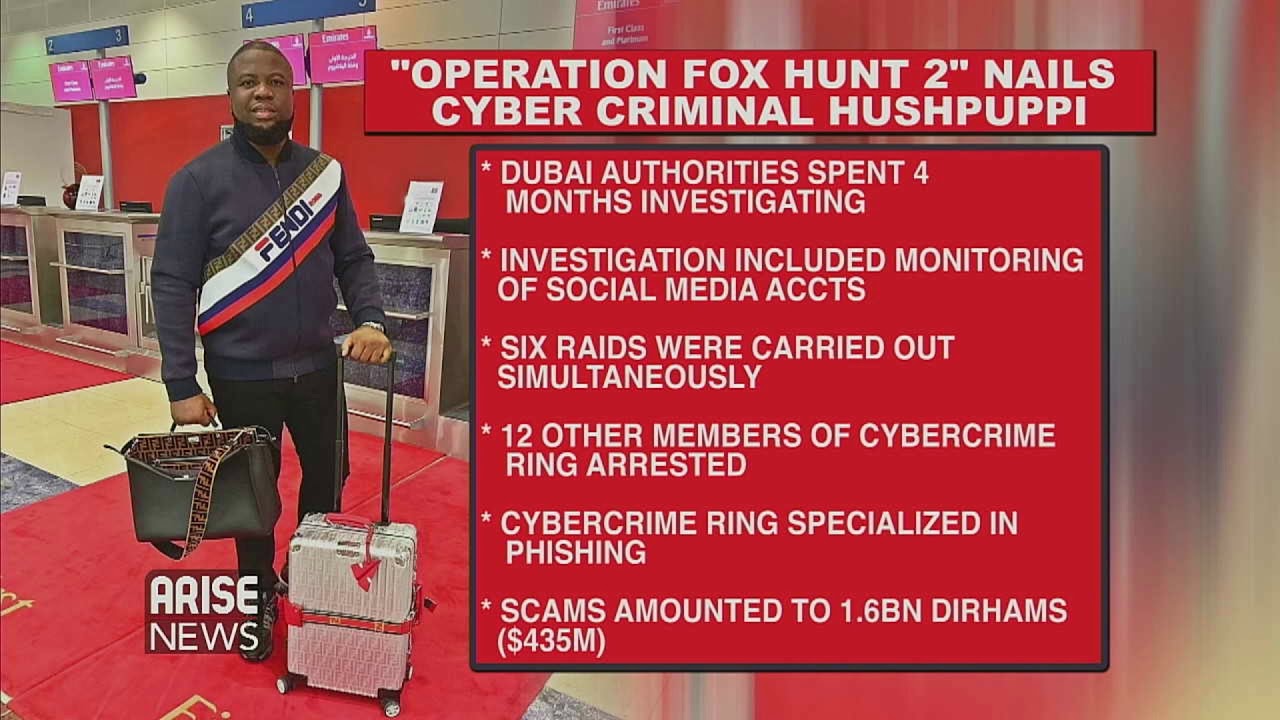 Dubai Police Release Video of Hushpuppi's Arrest, 