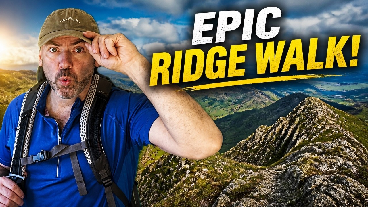 BOWFELL to Crinkle Crags - One of England's Best Mountain Routes!