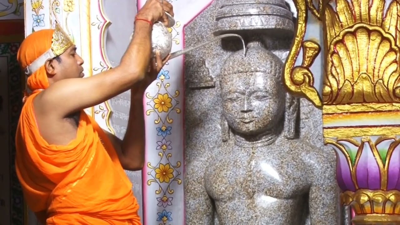श्री 1008 चन्द्रप्रभु भगवान अभिषेक शांति धारा श्री दिगम्बर जैन सिद्ध क्षेत्र सोनागिर 16 फरवरी 2026