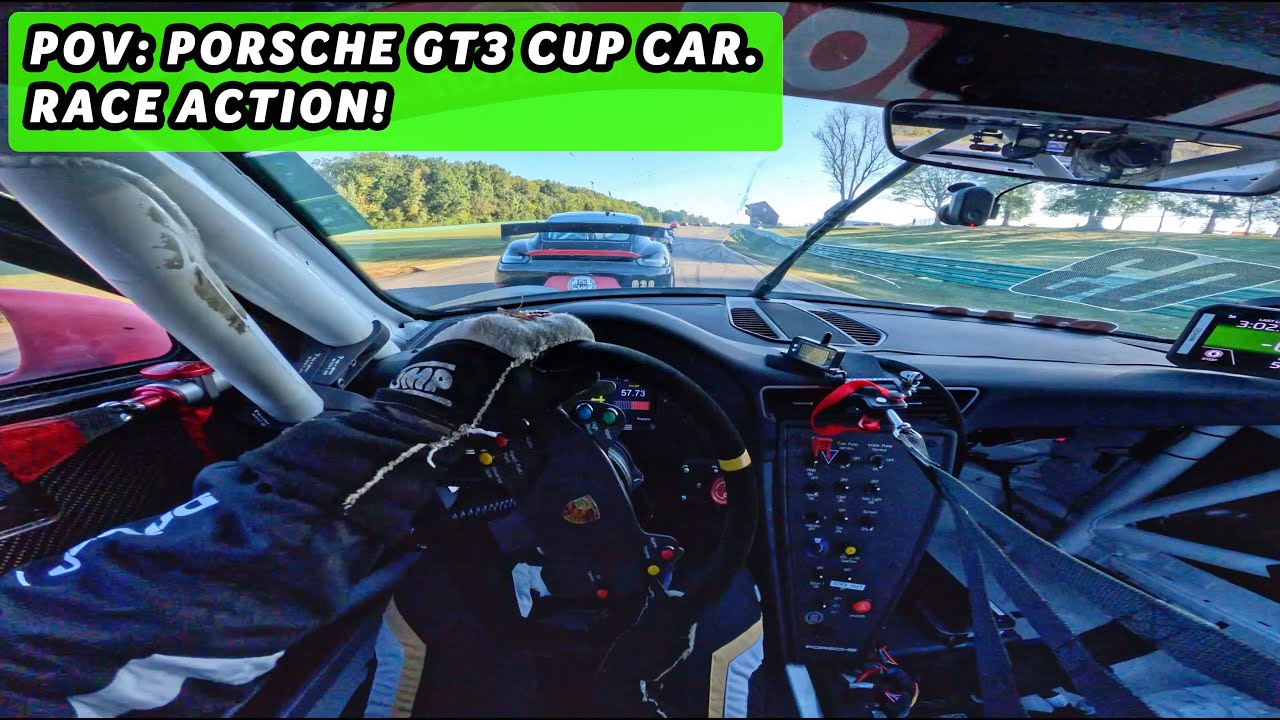 POV: onboard camera Porsche GT3 Cup Car 991.2 RACE ACTION! 🏁