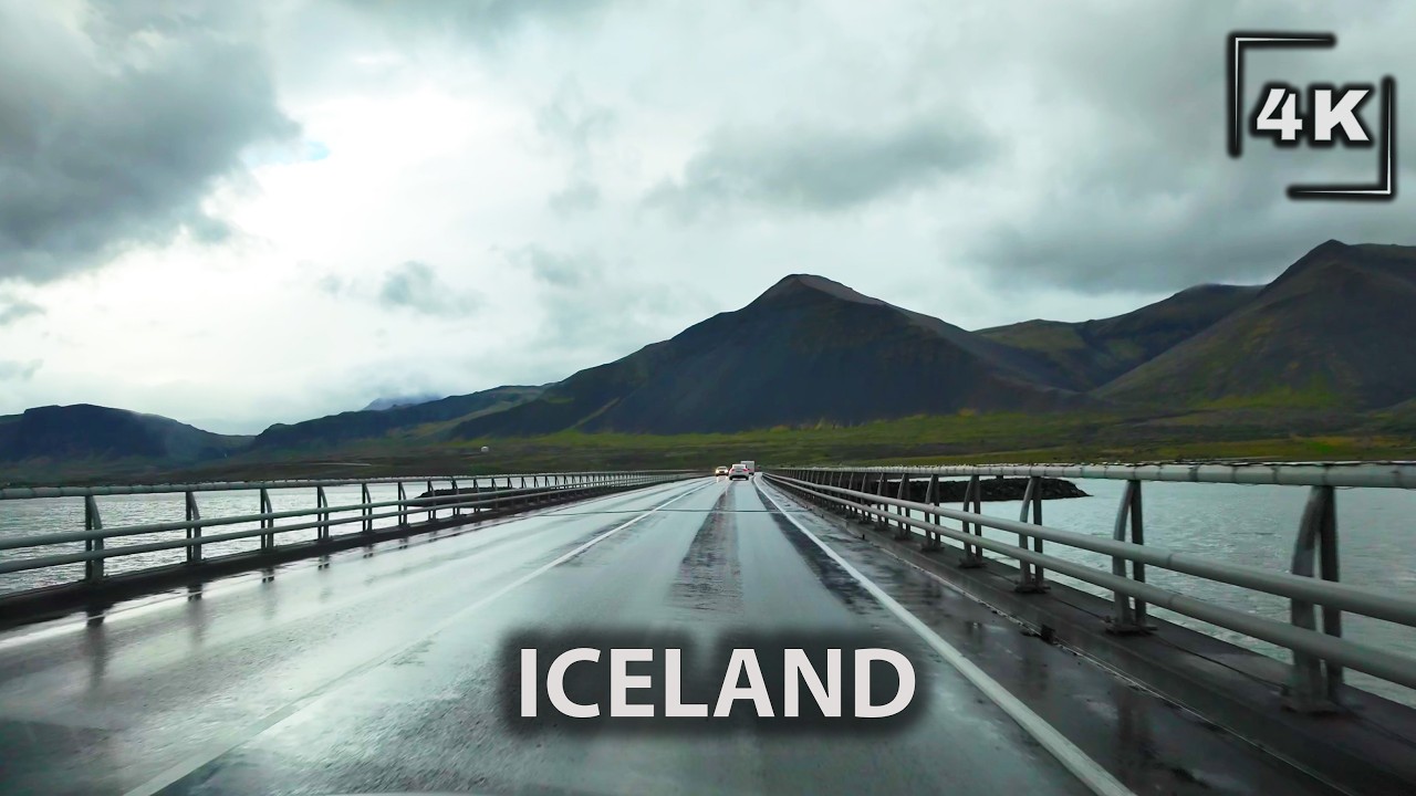 🇮🇸 Relaxing Drive In Iceland: Reykjavik to Snæfellsjökull Route | 4K