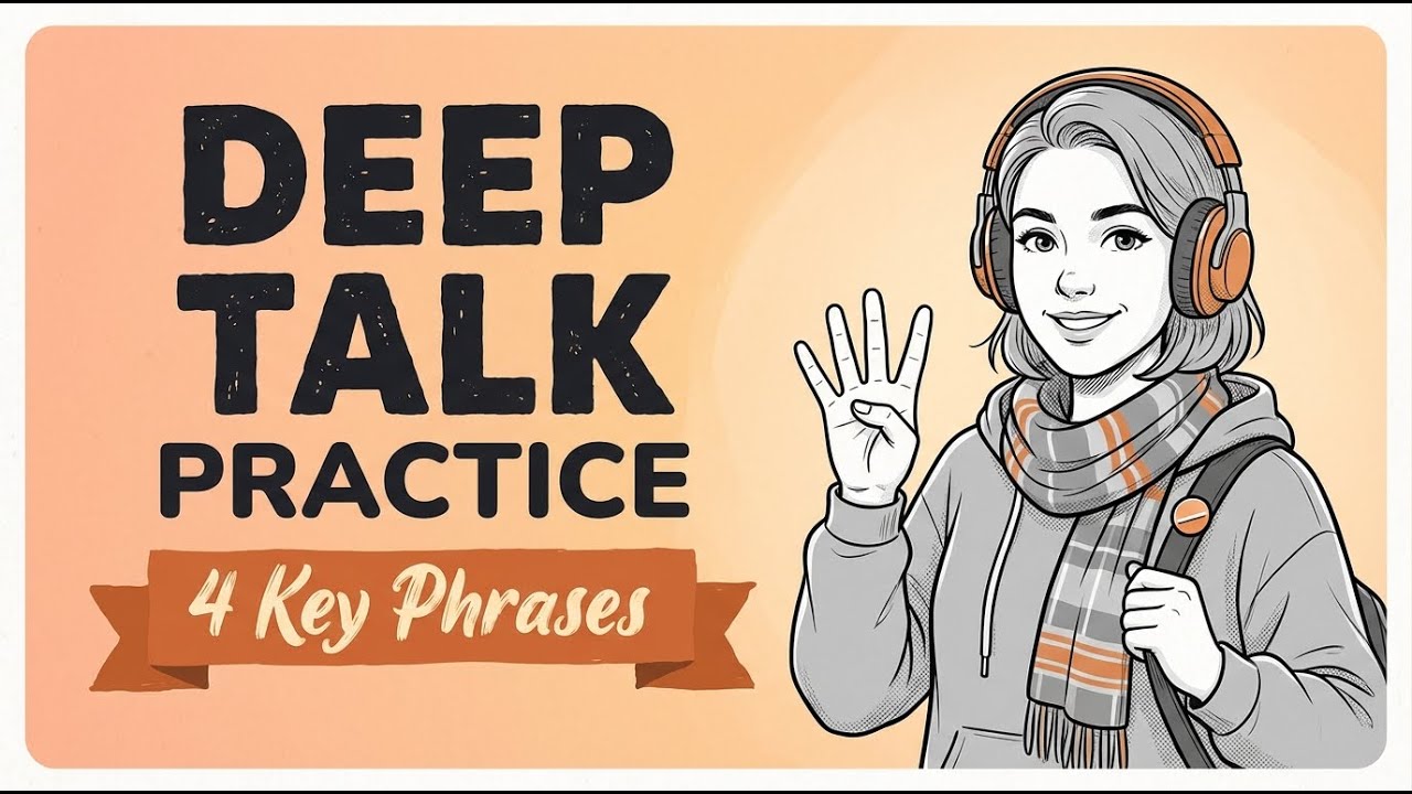 4 Phrases for Deep English Conversations | 1 Hour Practice