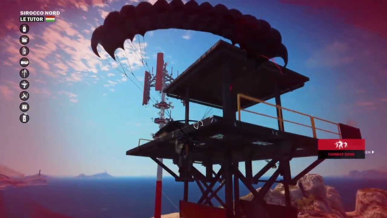 minigun rocks in Just Cause 3
