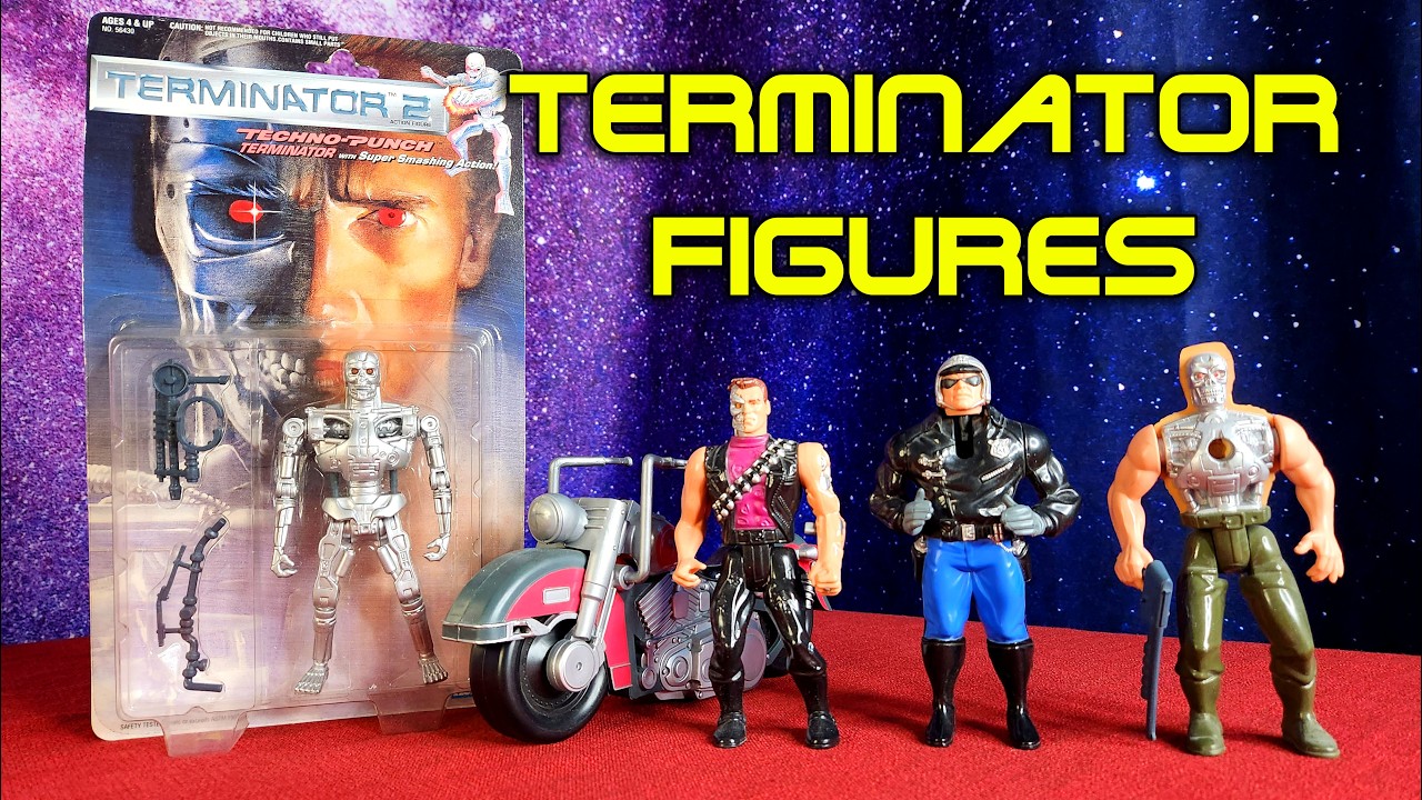 1991 Terminator 2 KENNER Action Figures Review