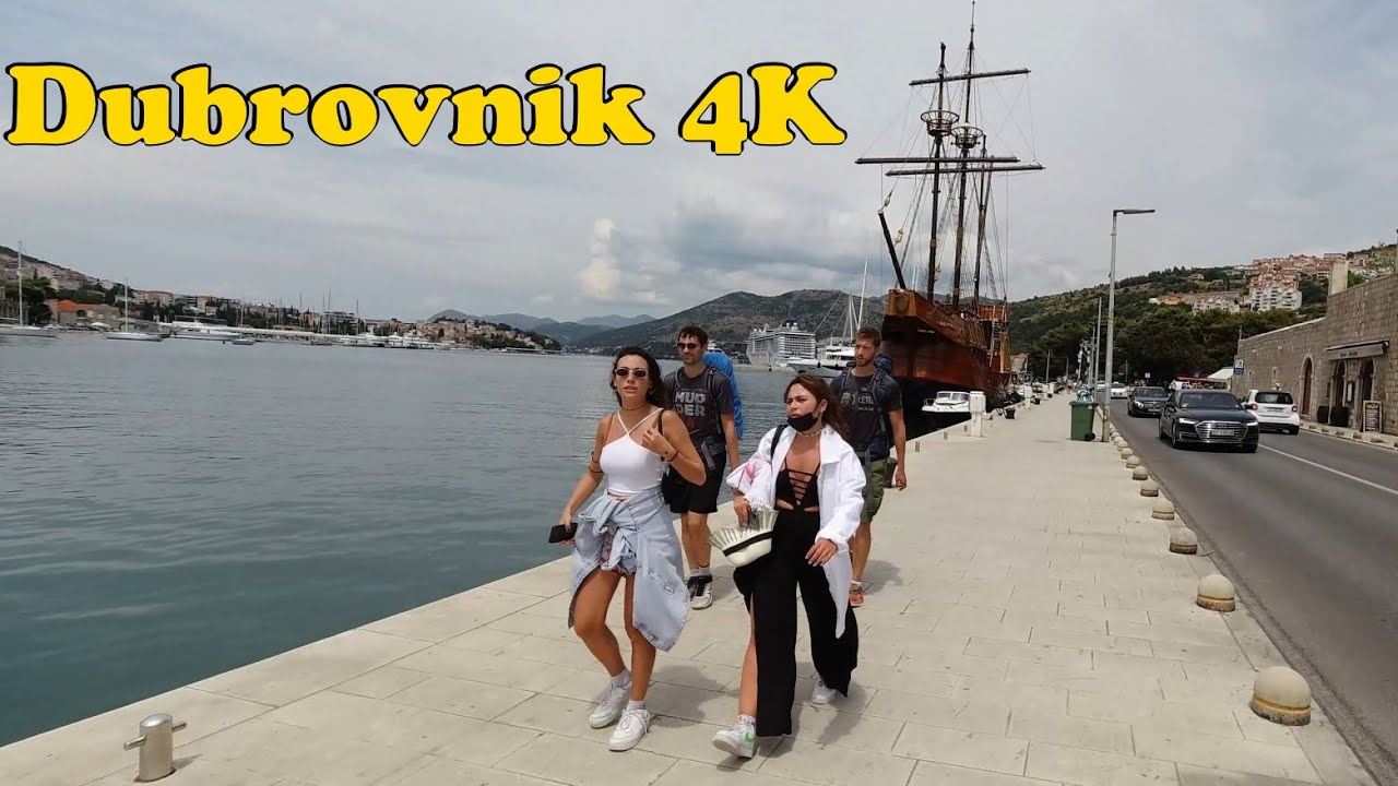 Walk around Dubrovnik Croatia. [4K] Gruz District