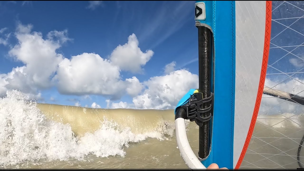 Lendemain de tempête Amy, fun! windsurf St Aubin sur mer 76
