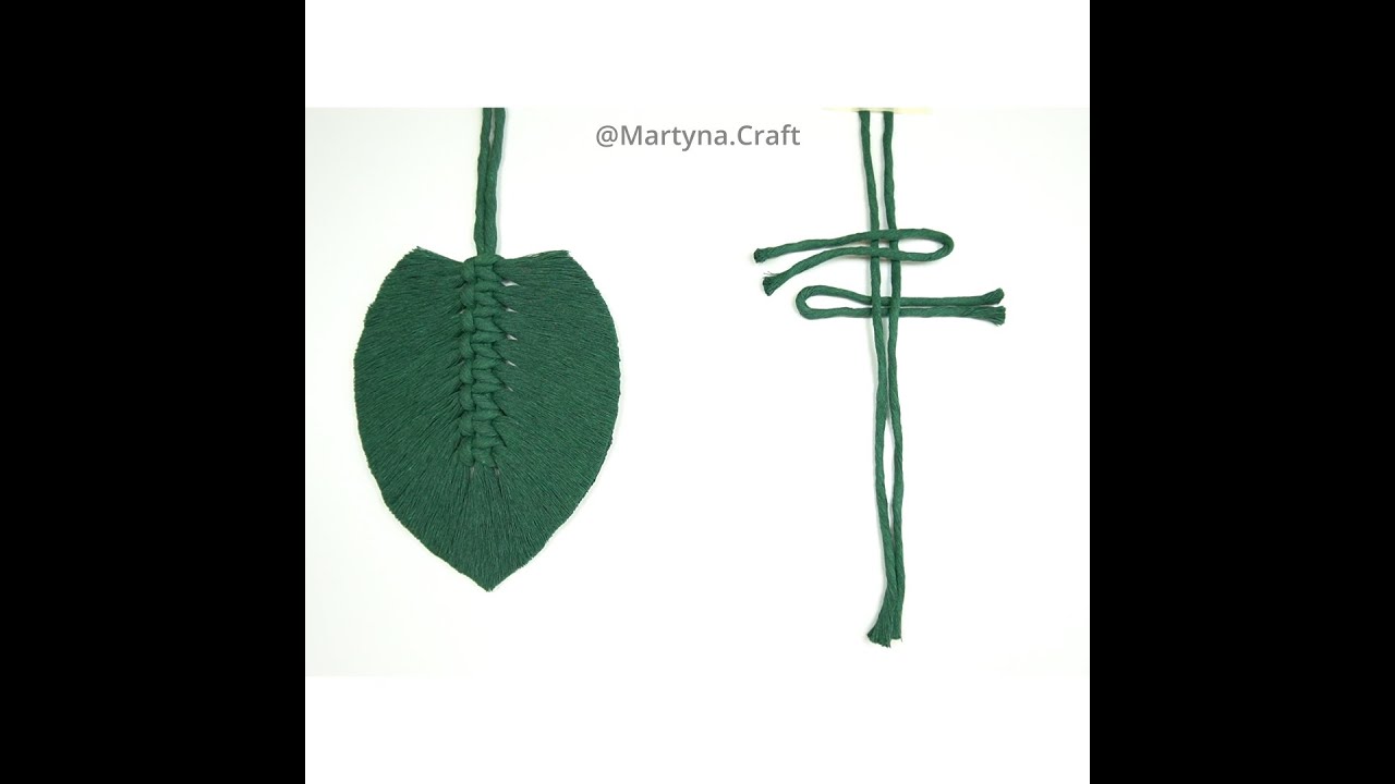 How to make a Macrame Feather? 1st pattern #shorts