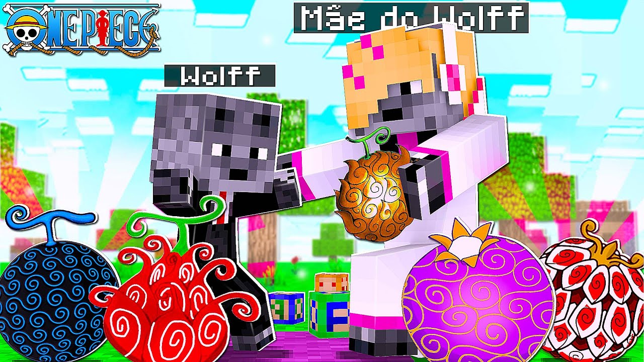 Minha MÃE criou as Devil Fruits de One Piece pra Trollar meus amigos no Minecraft!