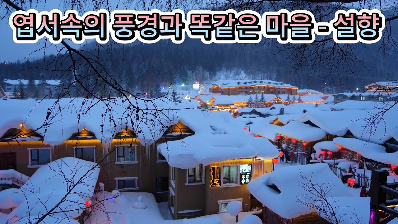 250122 설경이 끝내주는 동화같은 마을 - 중국설향(中国雪乡)