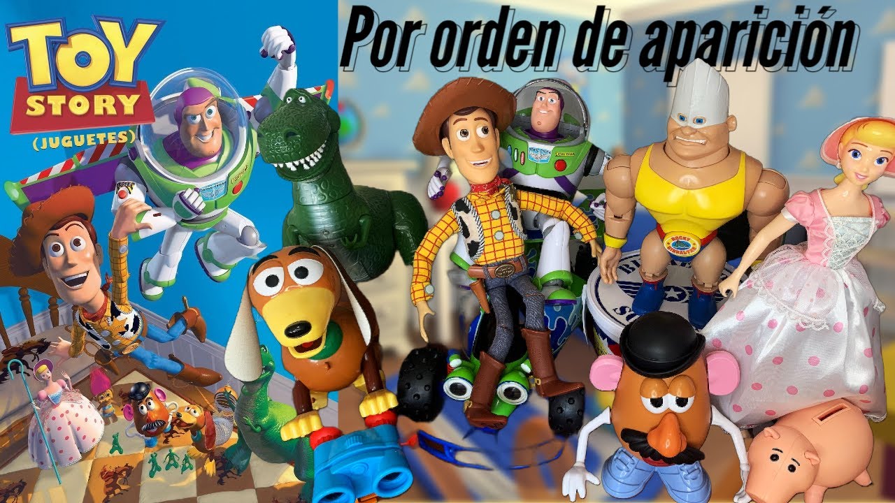 Personajes : TOY STORY (1995) , Colección por orden de aparición.
