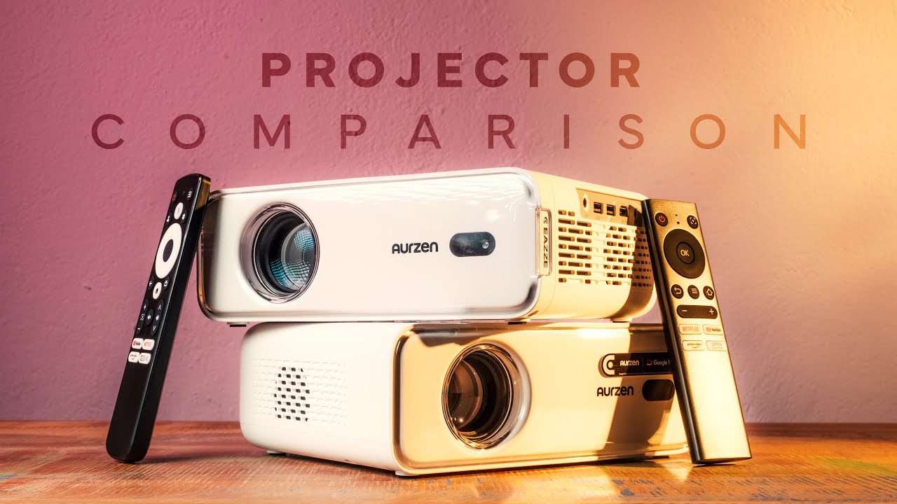 Aurzen D1G 4K projector & D1 smart projector comparison