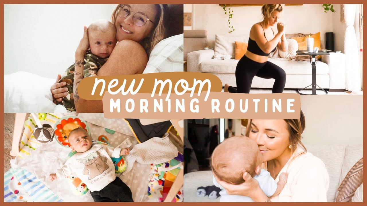 NEW MOM MORNING ROUTINE..vlog style