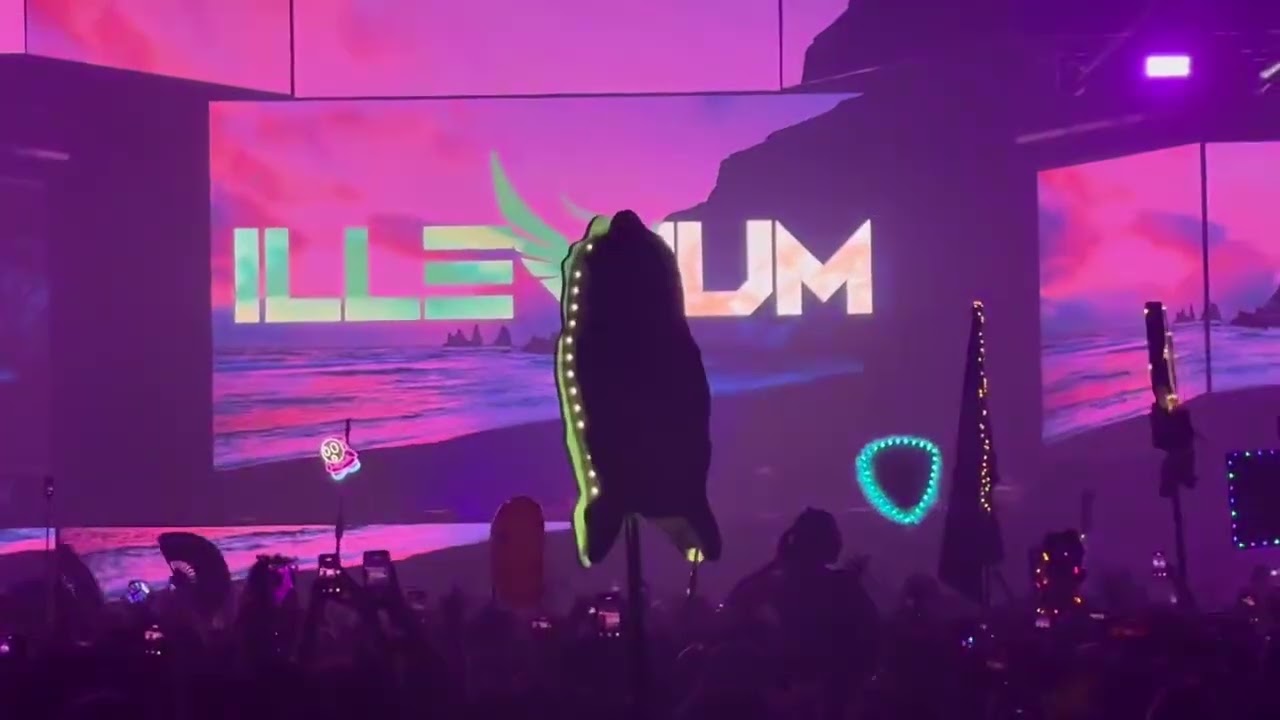 Lights All Night Festival 2025 Illenium at The Metroplex Stage Day 2, Dec 30, Dallas Tx.