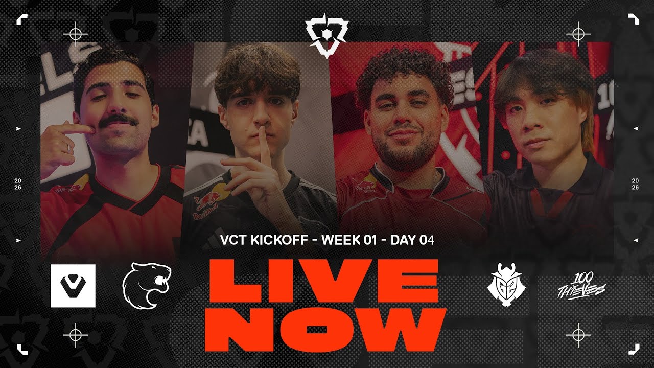 G2 vs 100T - VCT Americas 26 Kickoff - Upper Bracket