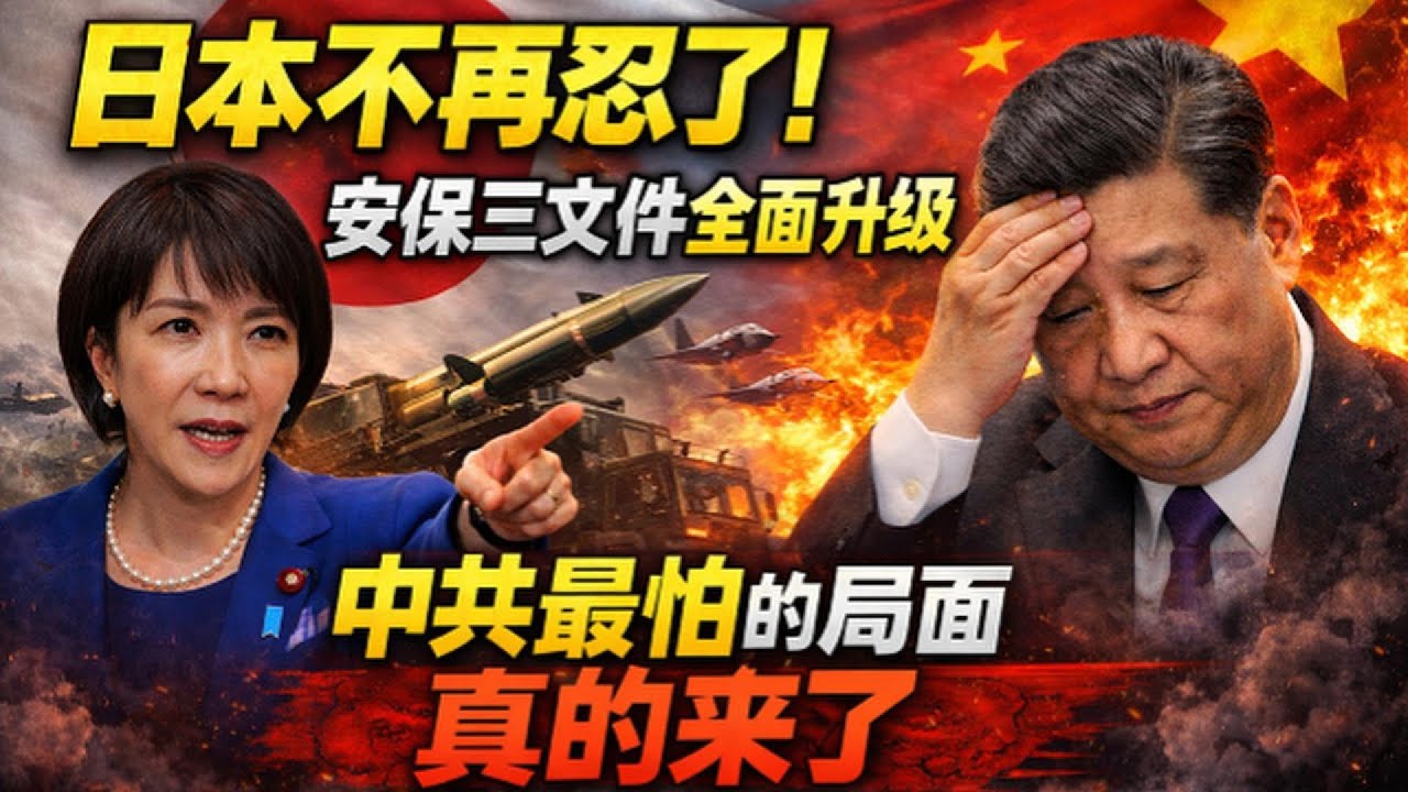 日本不再忍了！安保三文件全面升級，中共最怕的局面真的來了｜北美王律觀台海第906期｜Japan Breaks Silence. Beijing Panics.