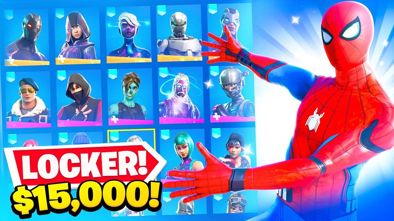 МОЙ ШКАФЧИК FORTNITE ЗА 15 000 ДОЛЛАРОВ! (И РЕДКИЕ ОБЛИКИ)