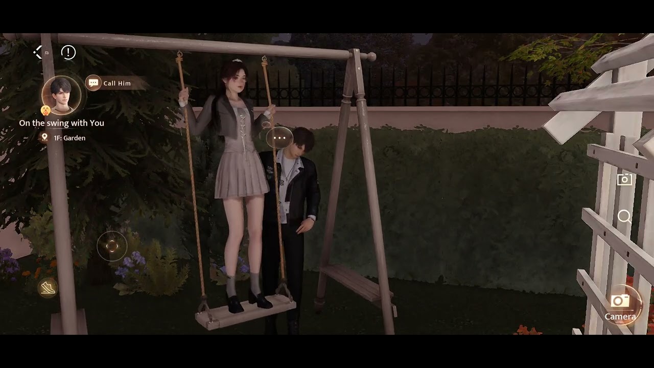 Together on Single Swing during the meteor shower 
