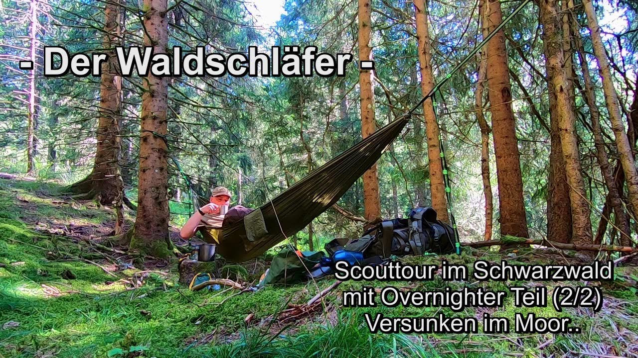 Scouttour im Schwarzwald mit Overnighter (2/2) Versunken im Moor..