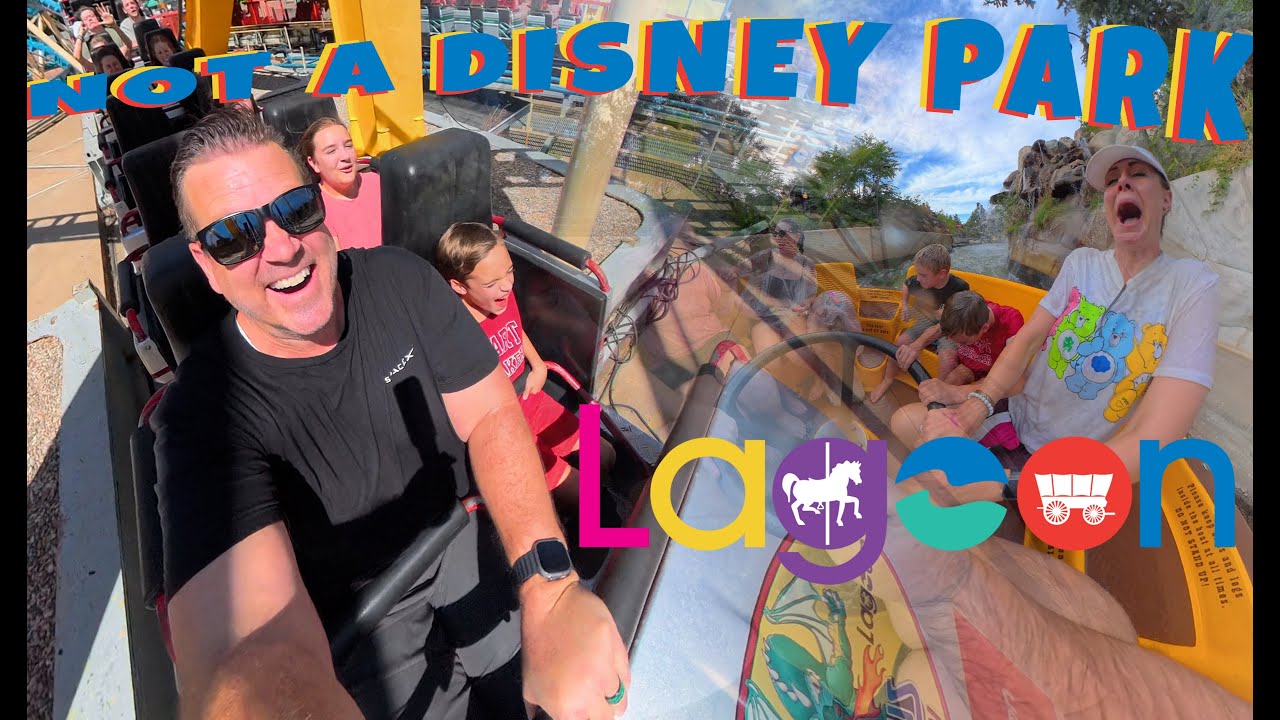 Escaping Disney for THIS?! A Chill Day at Lagoon Park Utah