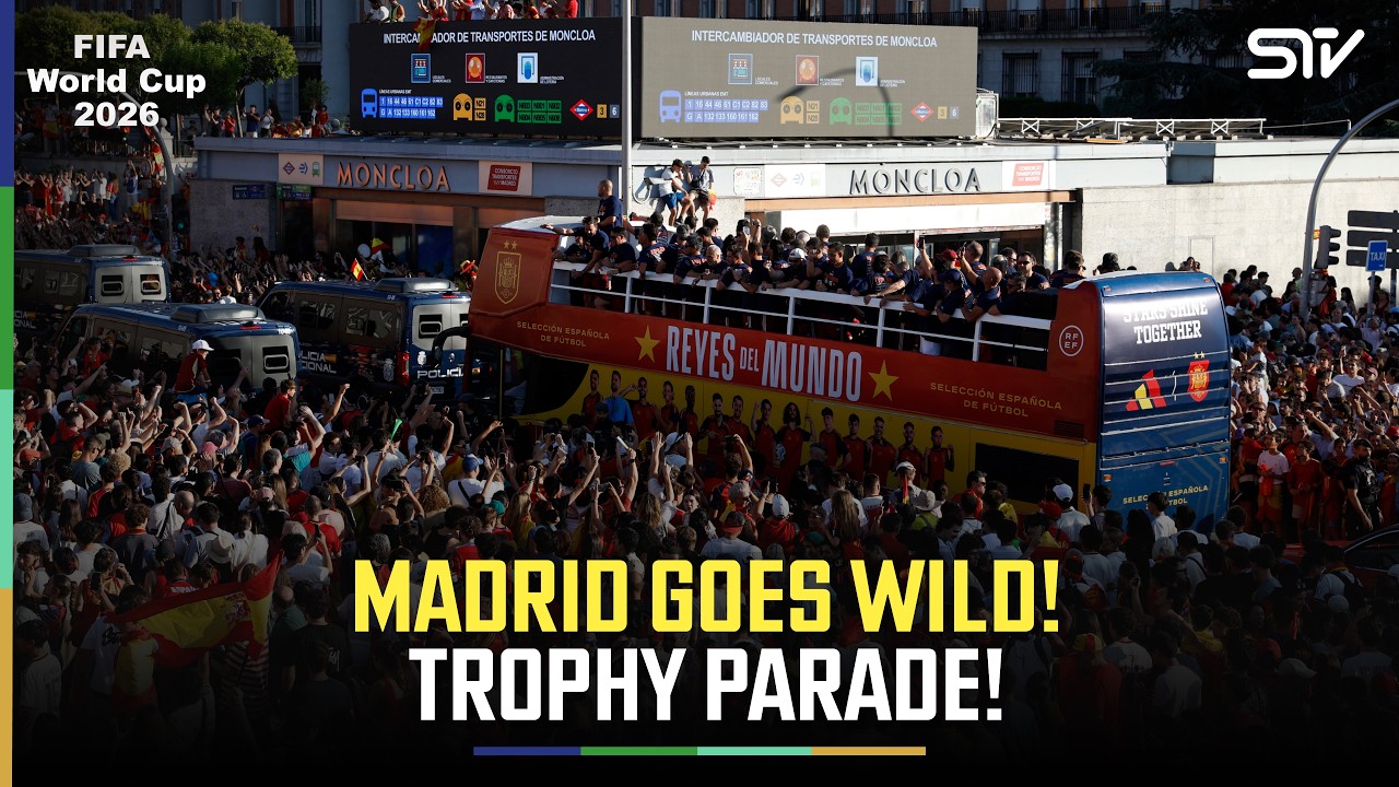 Lamine Yamal Dances as Spain&rsquo;s World Cup Heroes Celebrate in Madrid | FIFA Cup 2026 Final | ZO1A