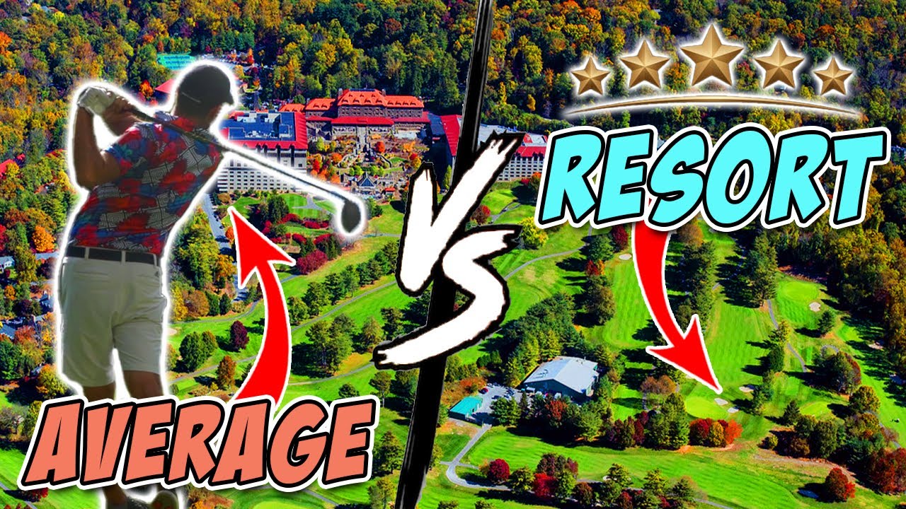 AVERAGE GOLFER VS 5 STAR GOLF COURSE | Grove Park Inn Golf Vlog