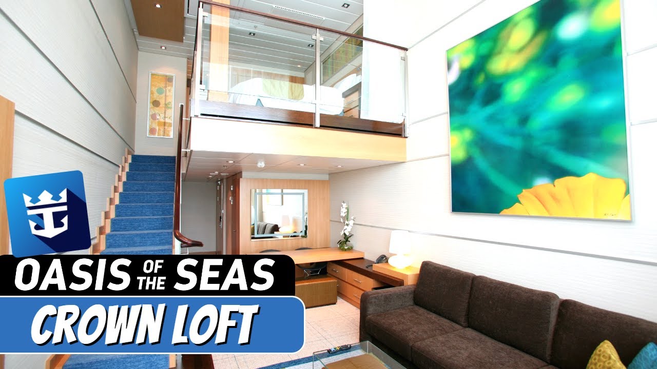 Oasis of the Seas | Crown Loft Suite Tour & Review 4K | Royal Caribbean Cruise