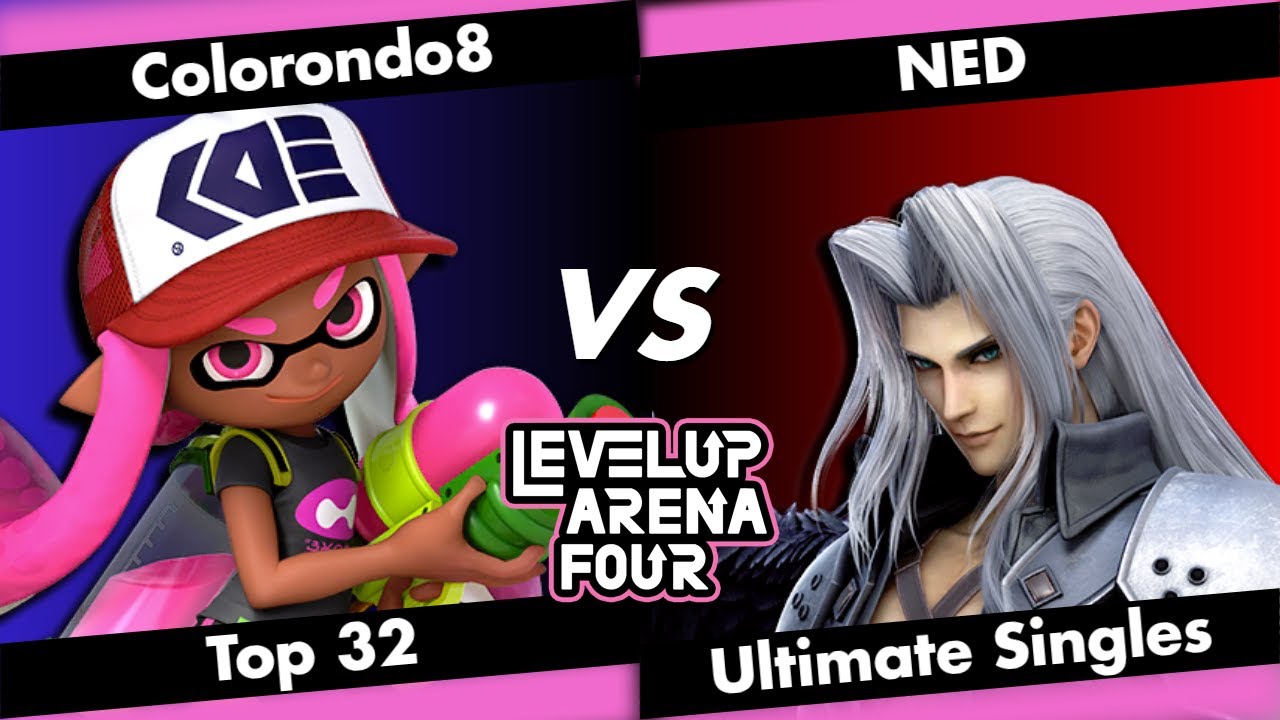 LEVELUP ARENA 4 Top 32- Colorondo8 (Inkling) Vs. NED (Sephiroth)