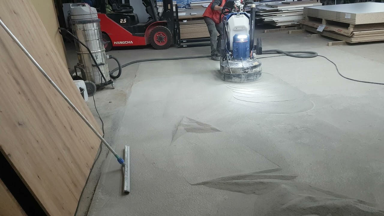 Hercules HRC650 with DSC. Slefuire beton #hypergrinder #hrc650vs