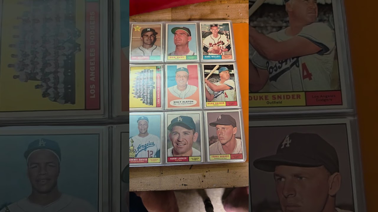 1961 topps binder