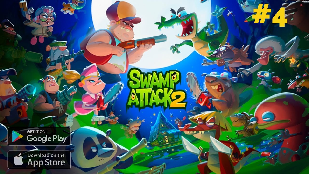 Прохождение игры Swamp Attack 2, часть 4 (IOS, Android)