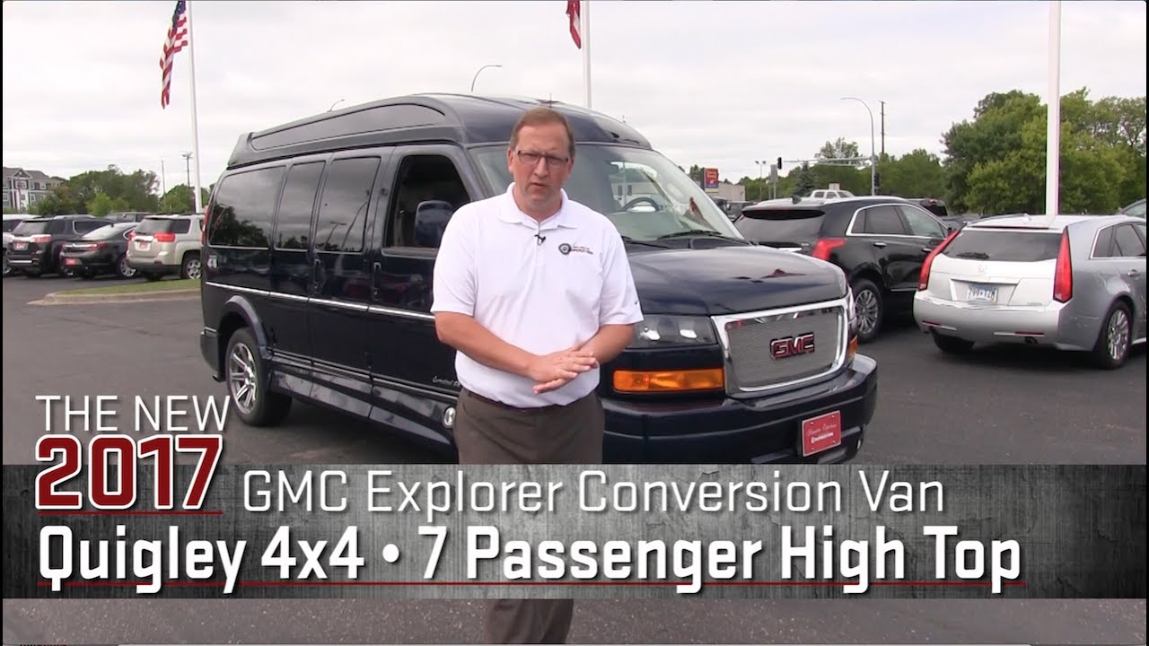 Новый фургон GMC Savana Quigley 4x4 Explorer Conversion Van 2017 года выпуска - Уайт-Беар-Лейк, М...