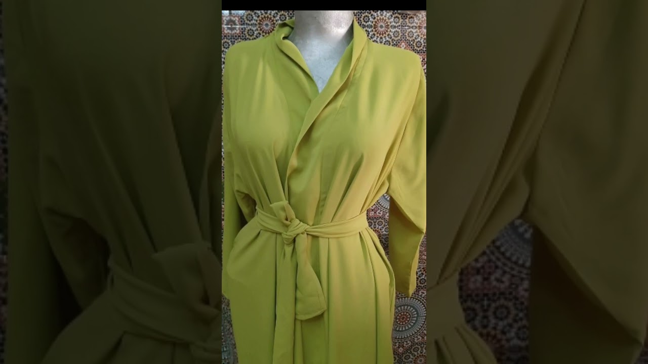 الكيمونوا انيق بثوب لكريب وبالوان مختلفة وبيجامات للاستعمال اليومي بثوب صيفي من تفصلي وخياطتي🧵