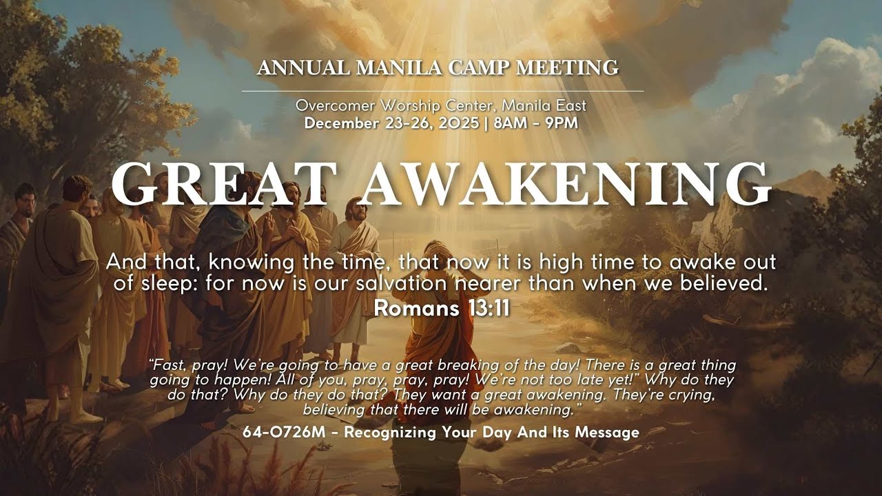 Annual Manila Camp Meeting 2025 | Day 3 (Evening Service)